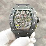 KV Factory Clone Richard Mille RM11-03 Carbon Case 7750 Flyback Chronograph Watches